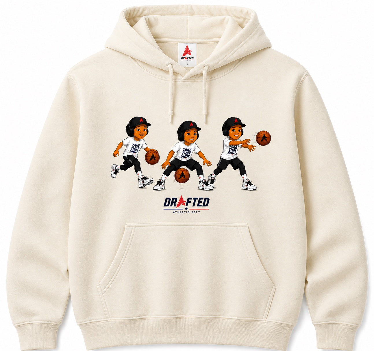Triple Threat Cartoon Hoodie